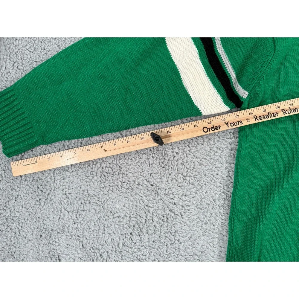 Vintage Southpole Turtleneck Sweater Mens 2XL Green‎ Logo Spell Out Long Sleeve